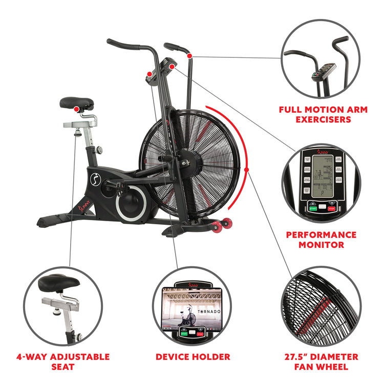 Tornado LX Fan Bike - Air Assault Exercise