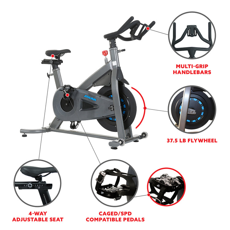 Magnetic Chain Drive Turbo Commercial Indoor Cycling Trainer Exercise Bike