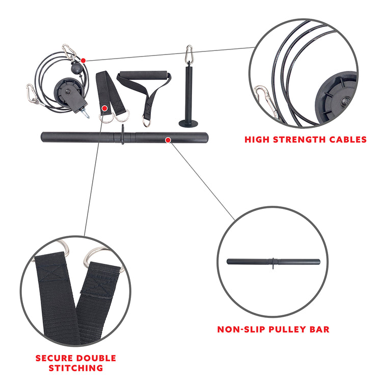 Lat Pulldown Attachment for Power Racks and Power Cages