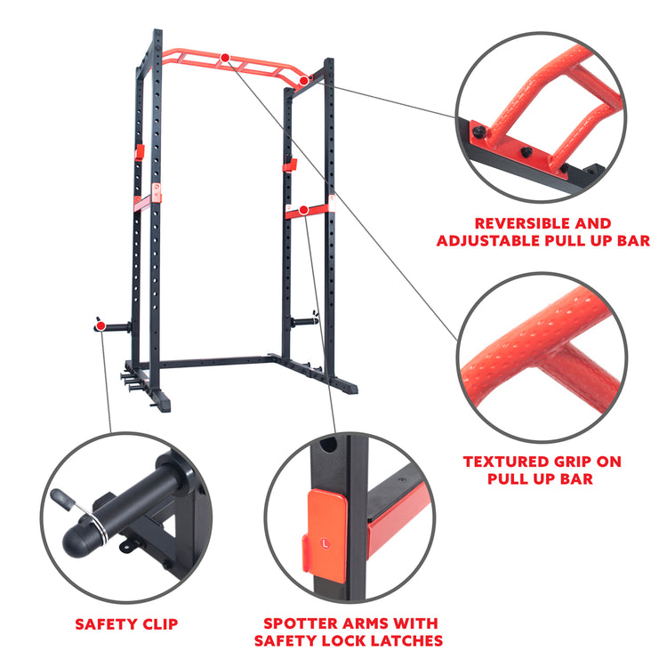 Power Zone Strength Rack Power Cage Squat Rack