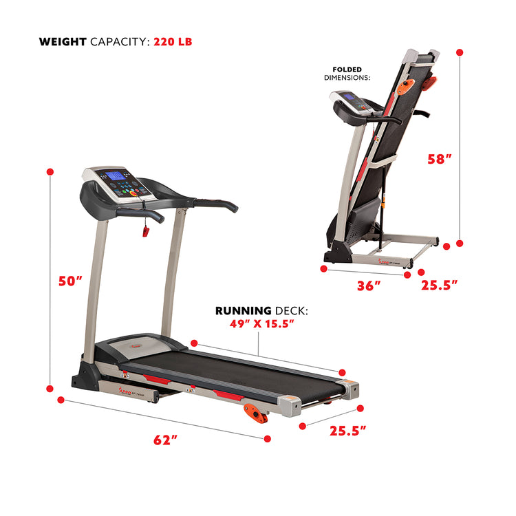 Manual Incline Treadmill w/ LCD Display