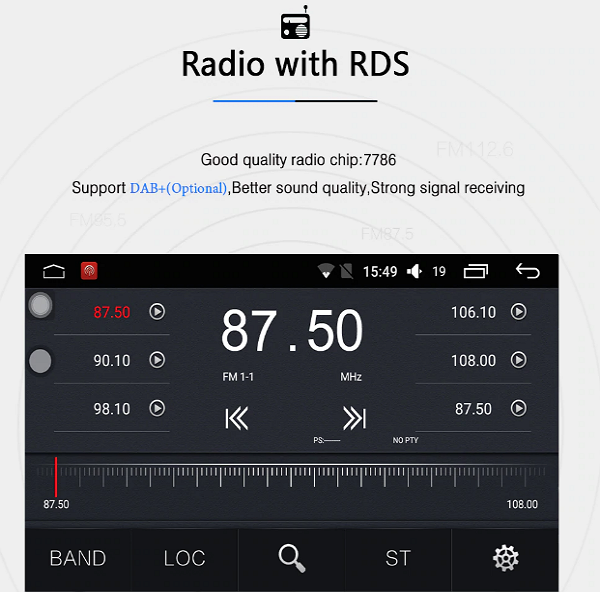 Holden Cruz Radio with RDS by Lasbuy