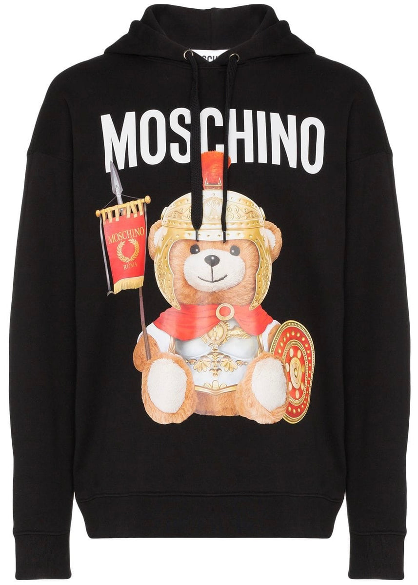 moschino bear hoodie