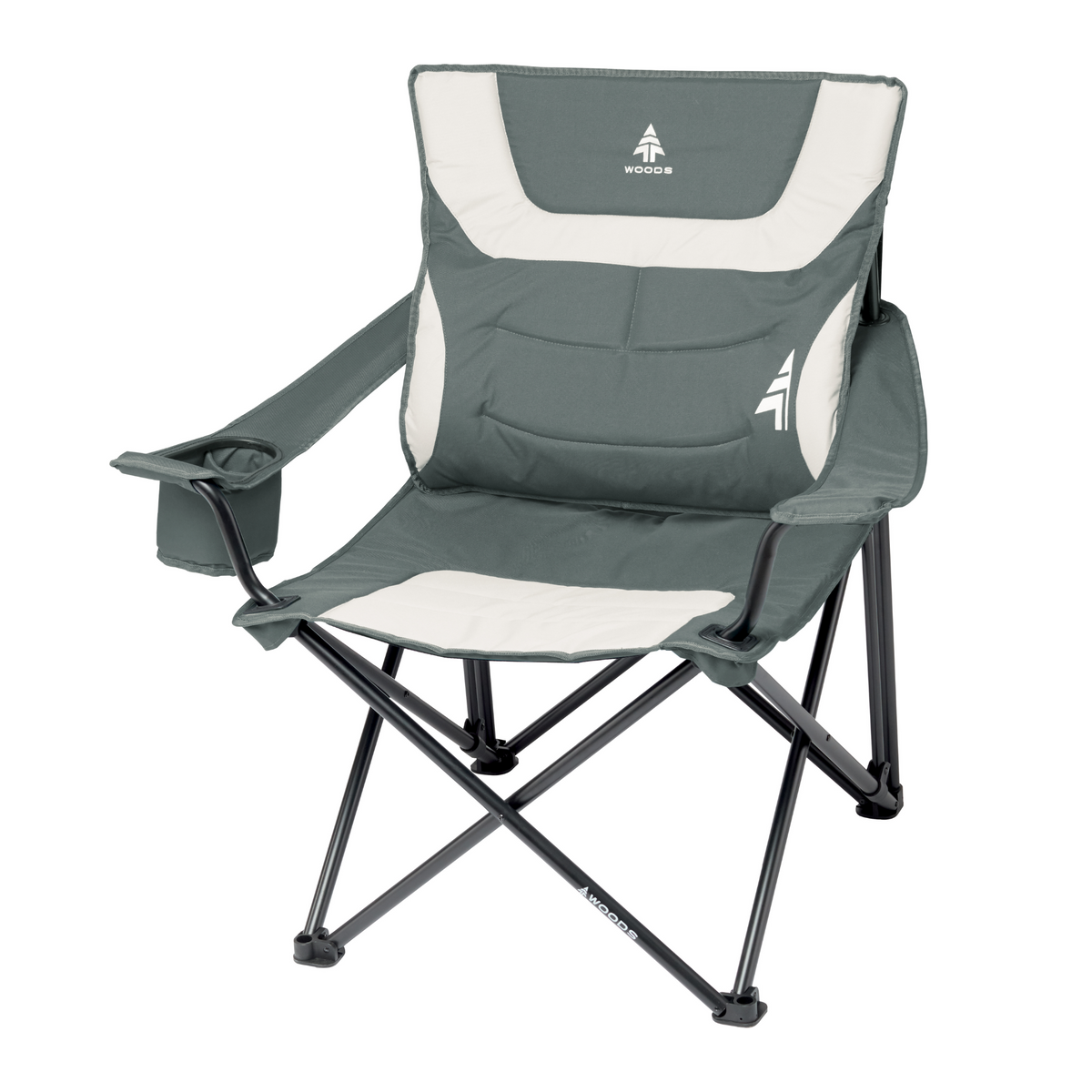 folding chair with back support