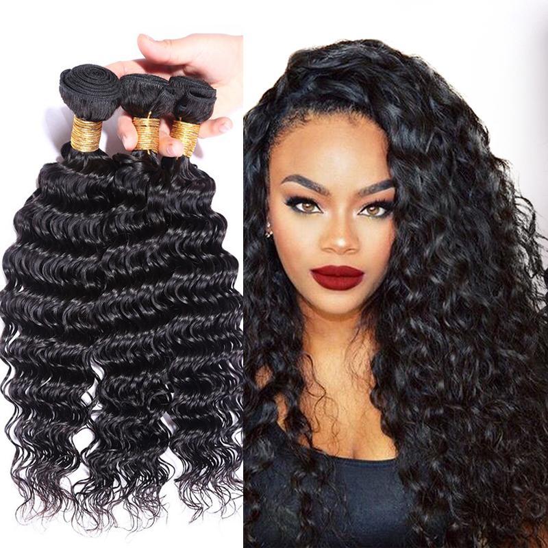 remy deep wave hair extensions