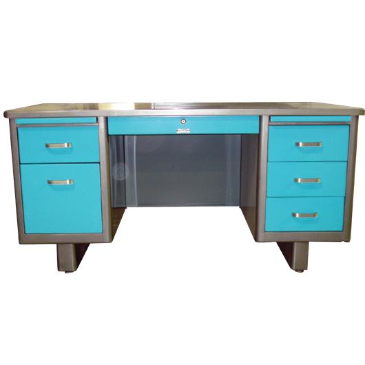 1950s metal desk