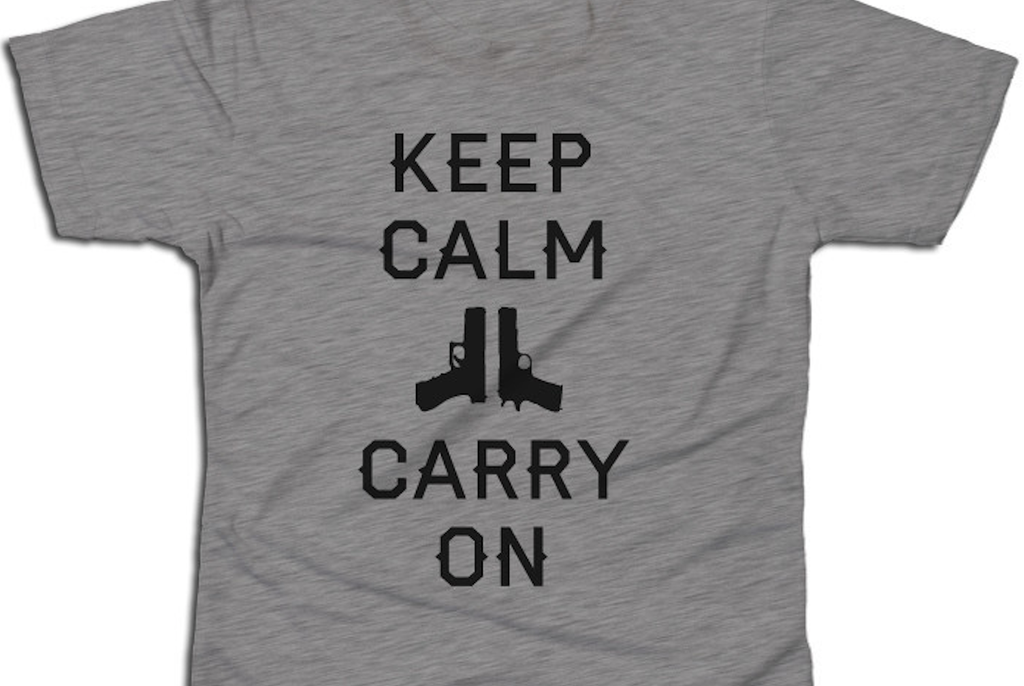 keep calm and carry on - grey