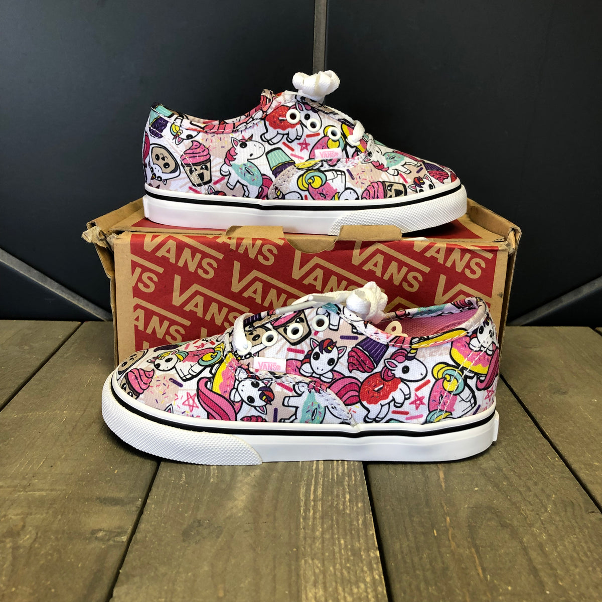 donut unicorn vans