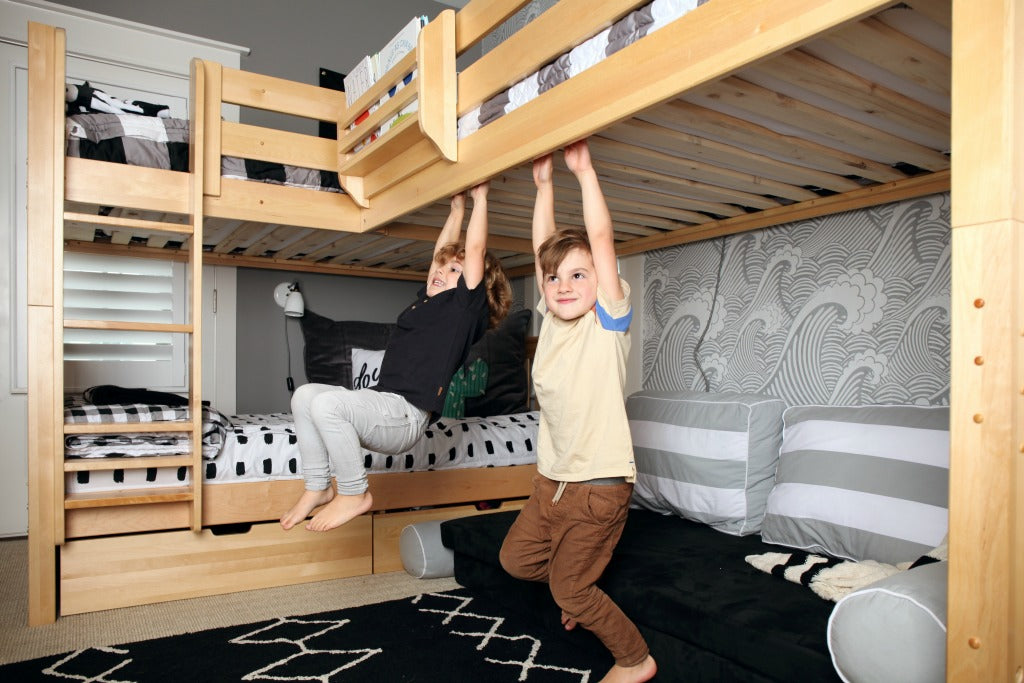 triple bunk beds for kids room