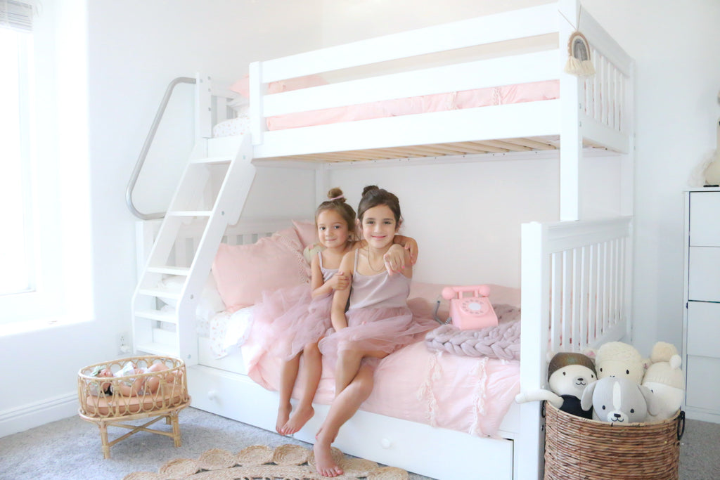 Genesis & Daisy from GunnsGirls twin over full bunk bed room