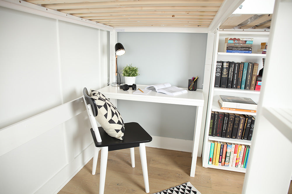 corner desk for study loft bed