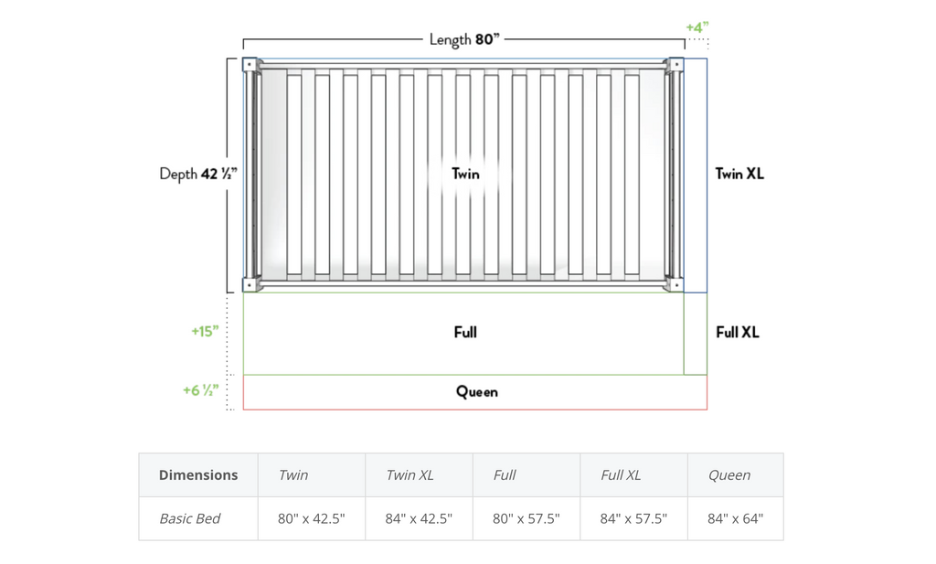 measurements for twin xl bunk beds and kids beds