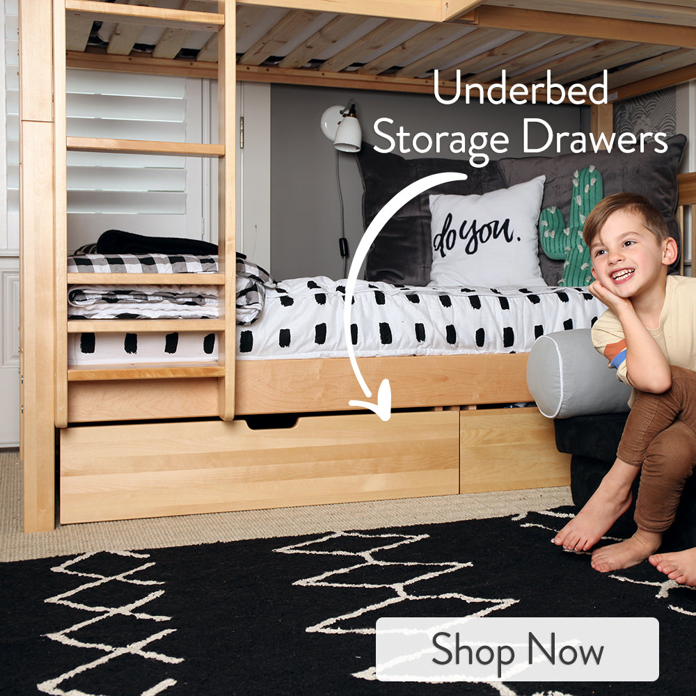 Under Bed Storage Drawers for Bunk Beds