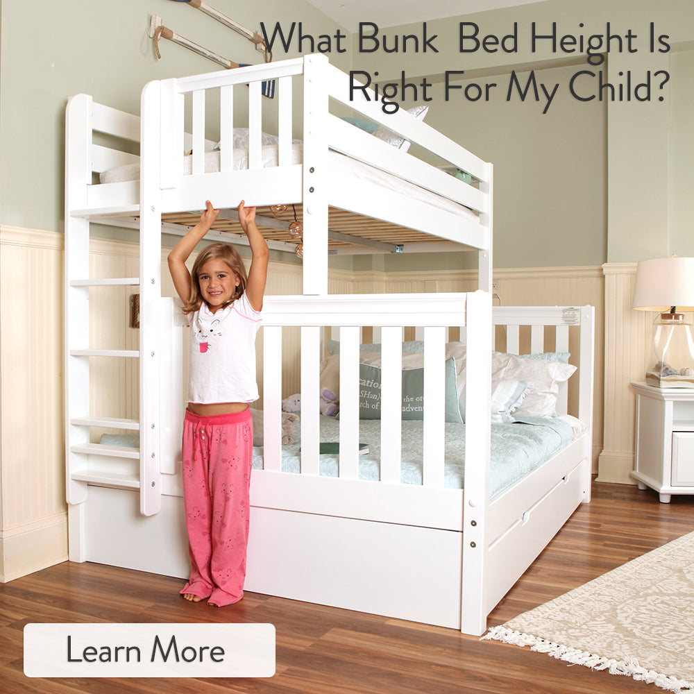 bunk bed height guide