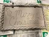 Start of a clay replica of my Great Grandfather's annual Christmas sign.