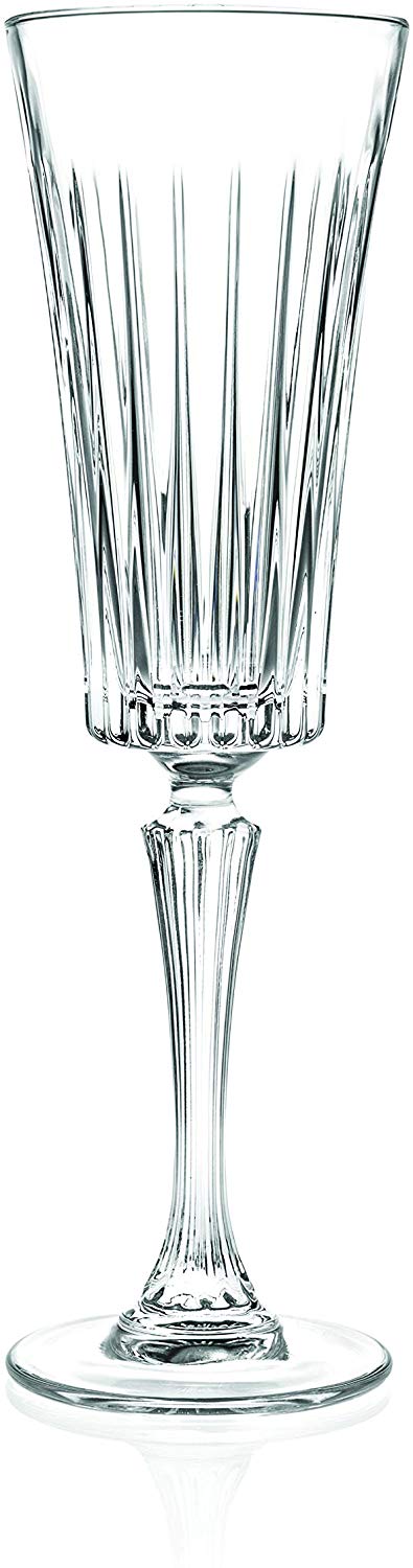 cut glass crystal champagne flutes