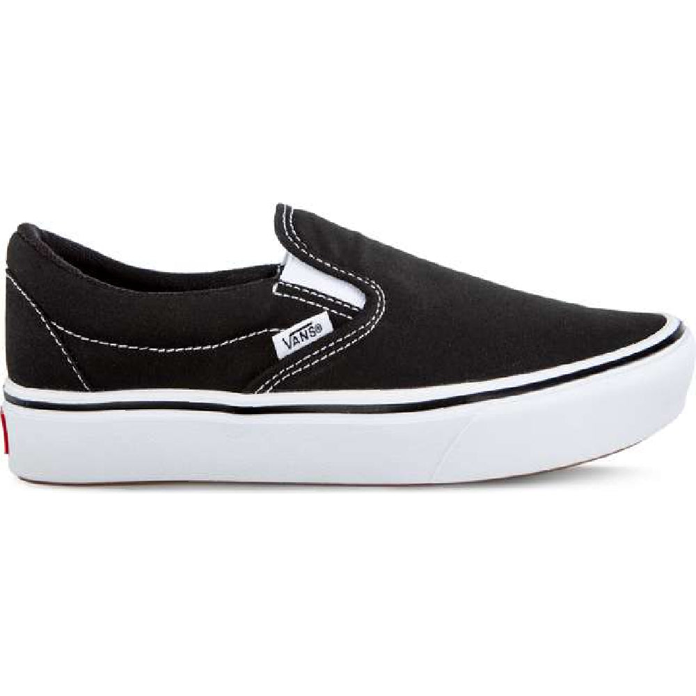 vans mens black slip on