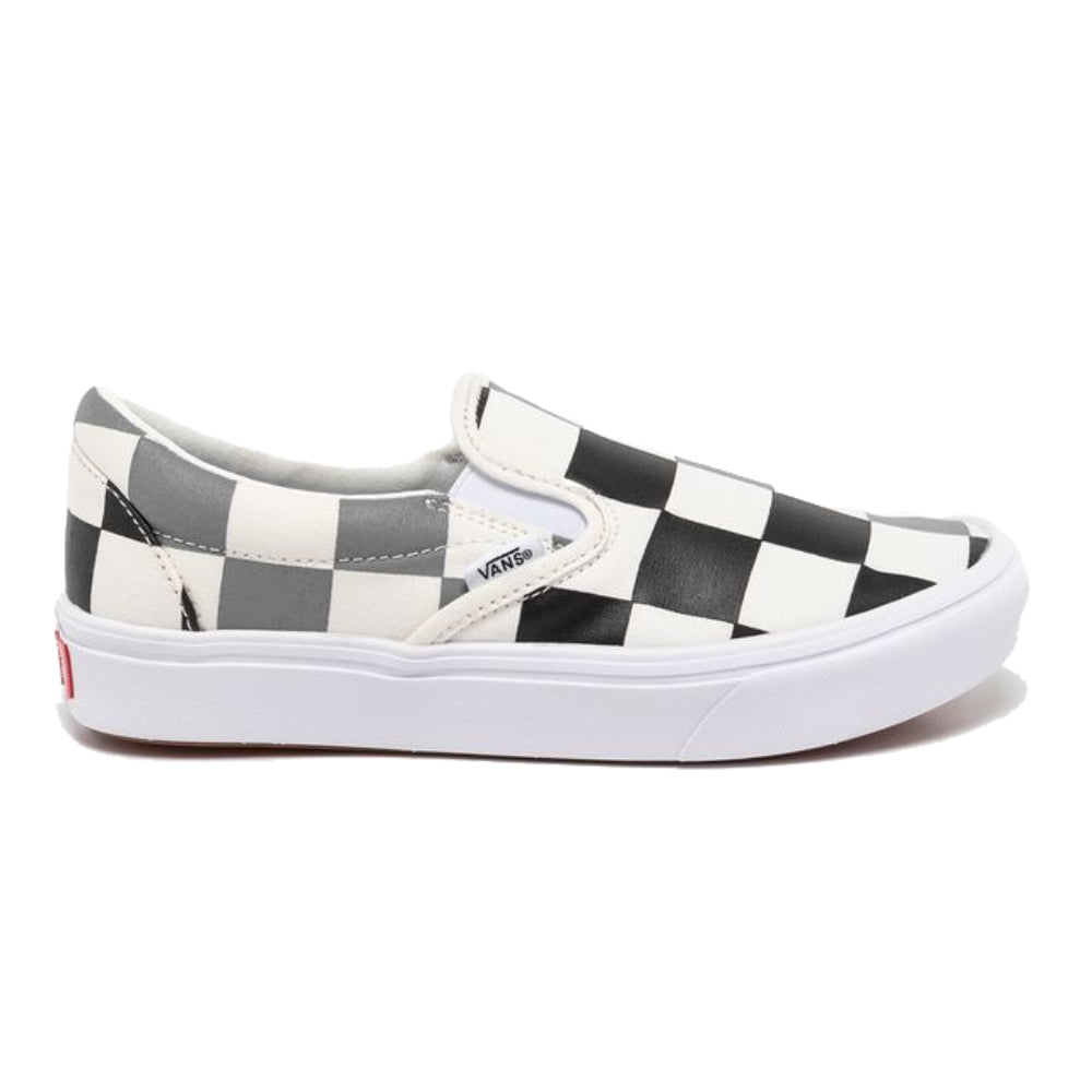 vans comfycush black white