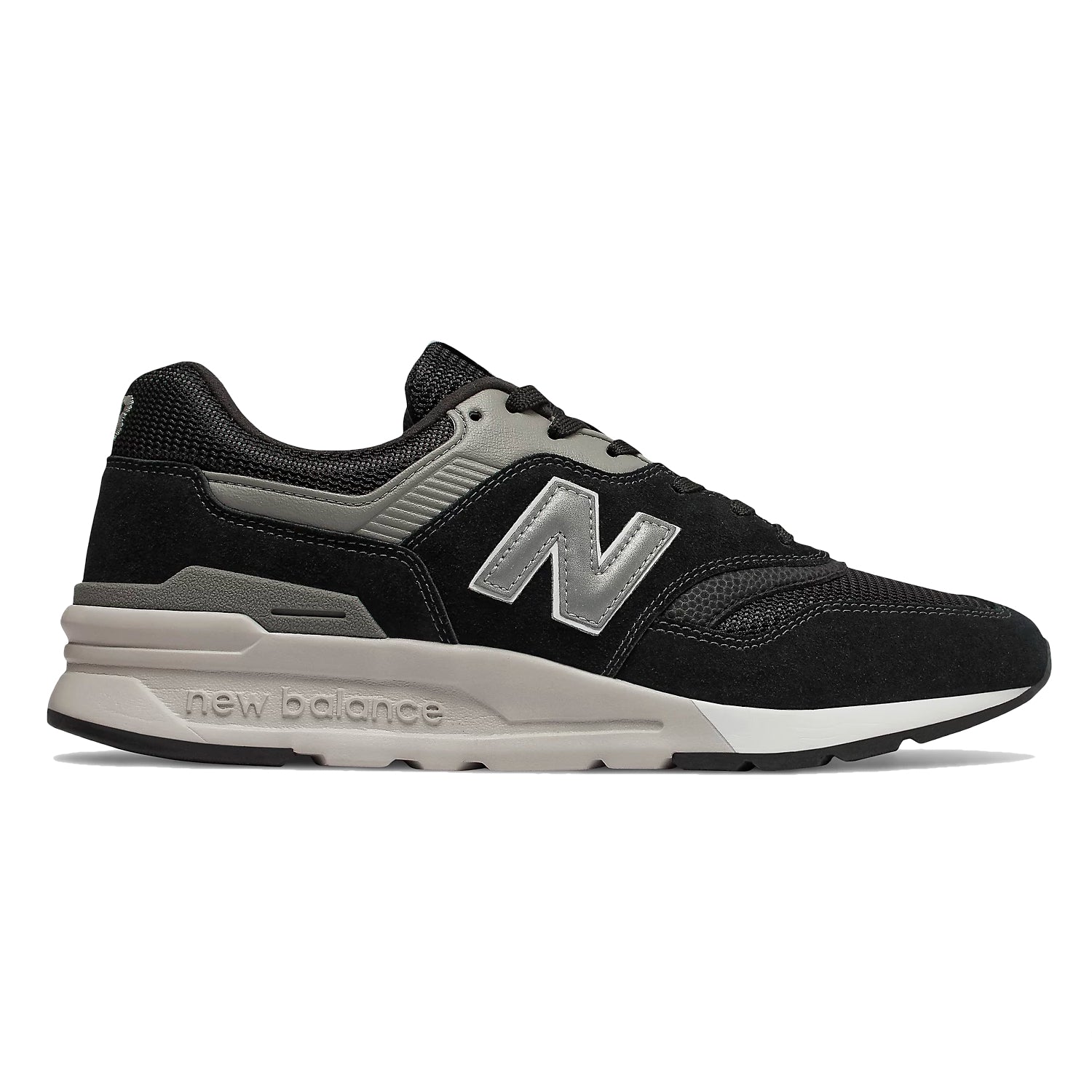 new balance black grey and white