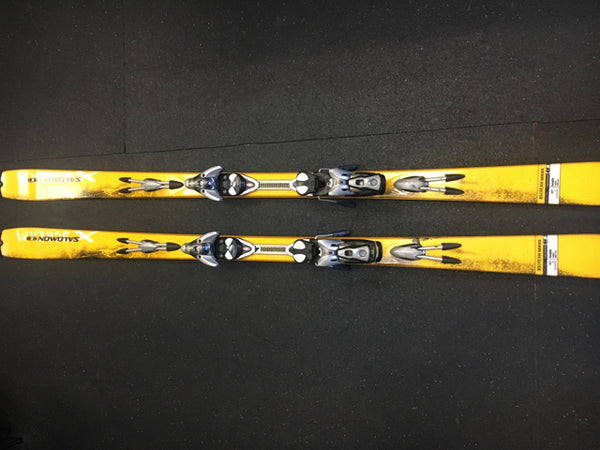 X Scream Yellow 187cm Used Downhill Skis w/Bindings – ELEVATESPORTING