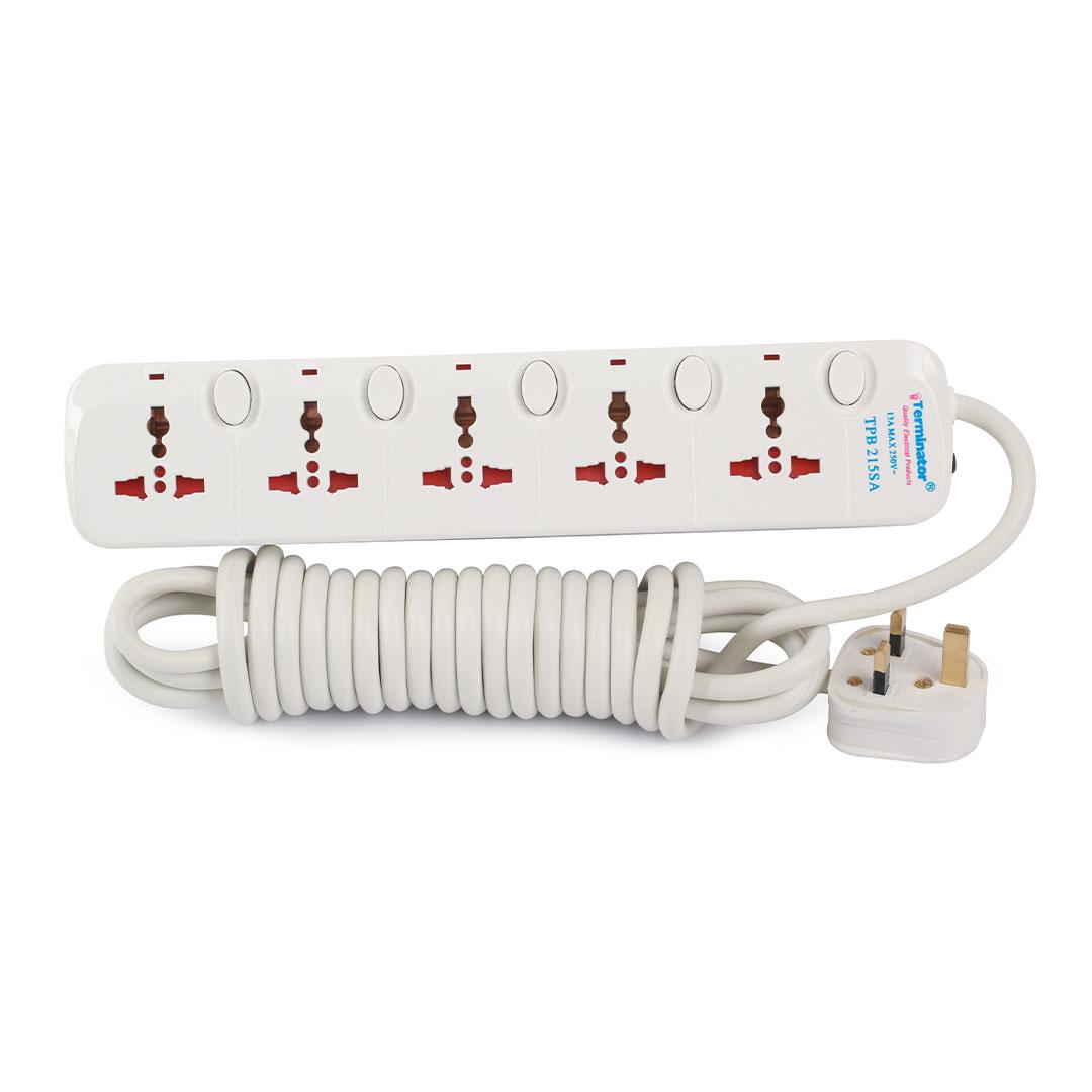 Terminator Extension Lead TPB 215SA-5M IIوصلة 5مخارج-5متر