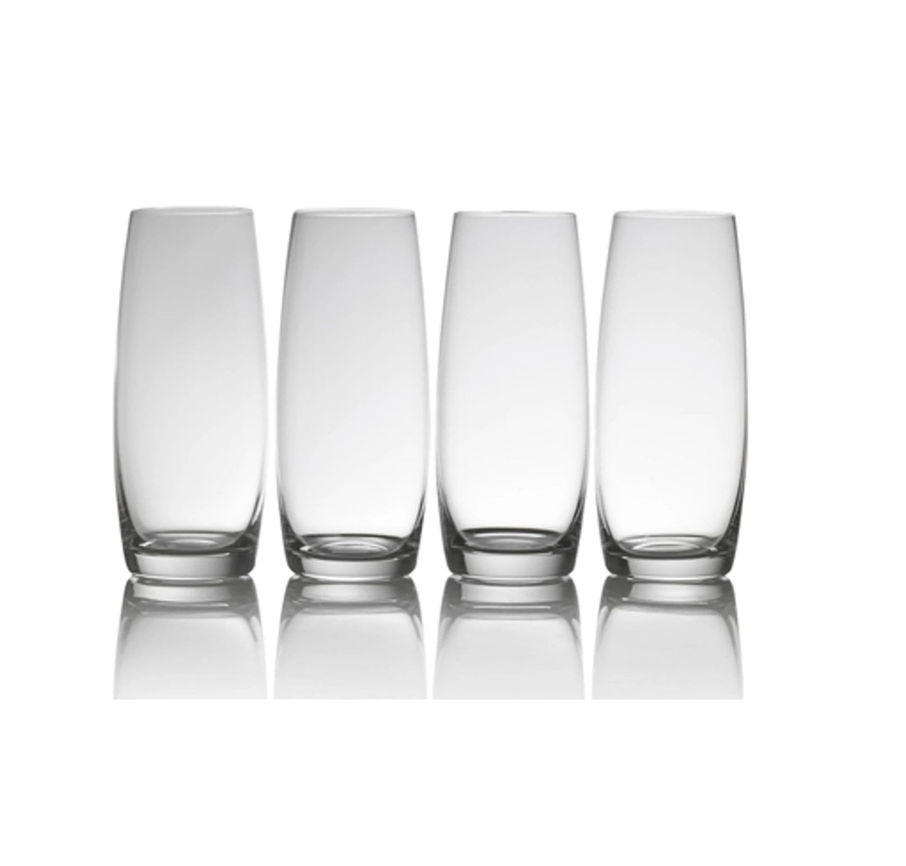 Mikasa Julie Set Of 4 9Oz Stemless Flute Glasses