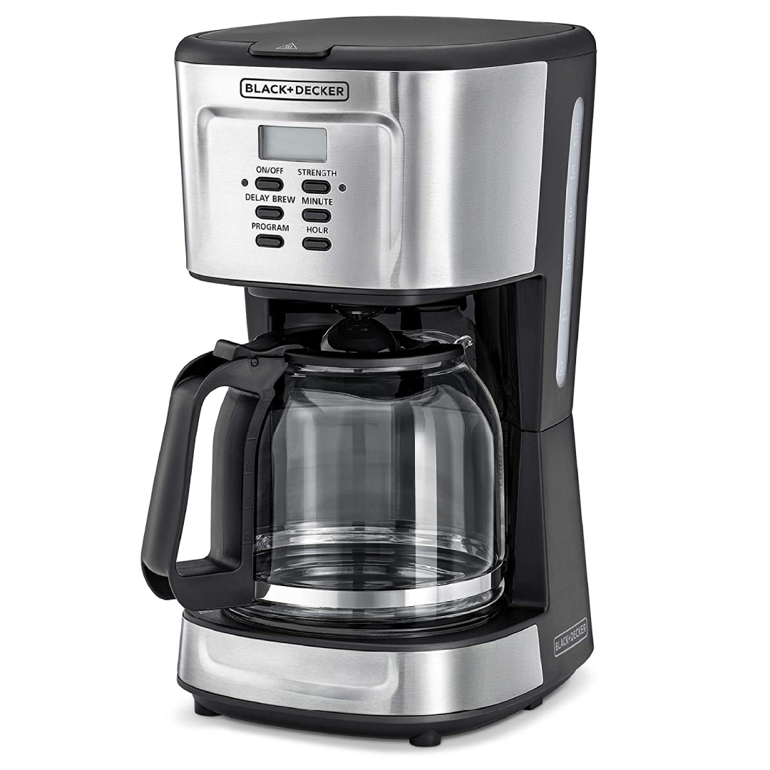 900W 12 Cup 24 Hours Programmable Coffee Maker With 1.5L