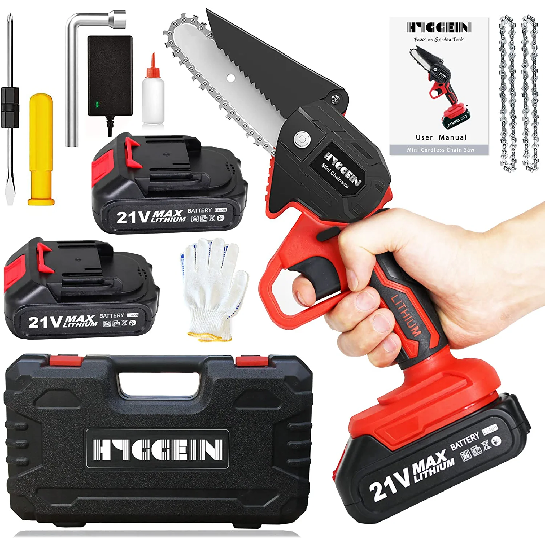 Mini Chainsaw 4-Inch with 2 Battery II منشار شحن