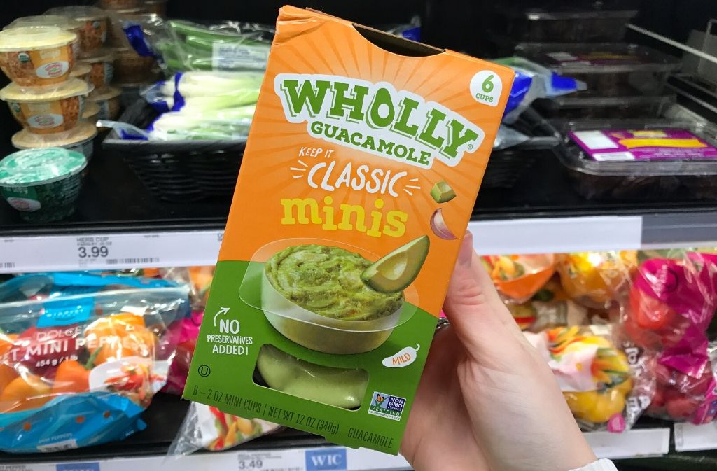 a box of wholly guacamole