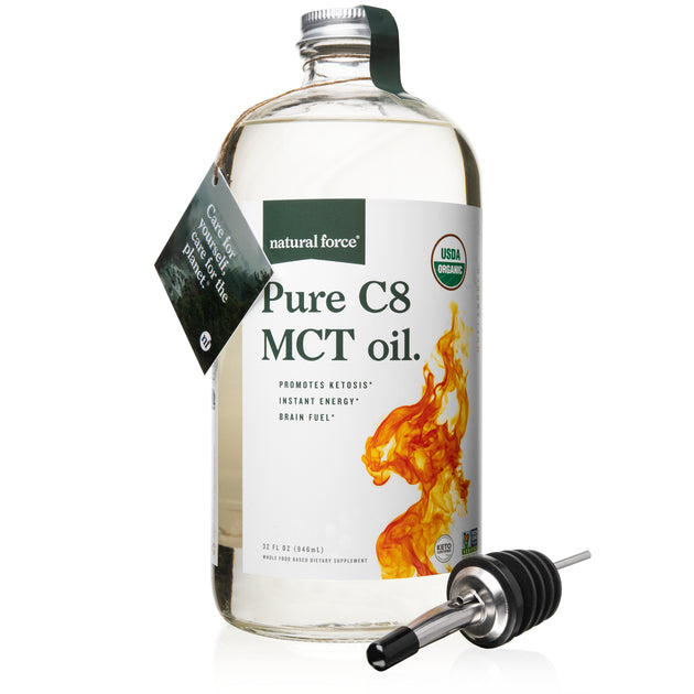 ijzer Avonturier Speciaal Organic Pure C8 MCT Oil – Natural Force