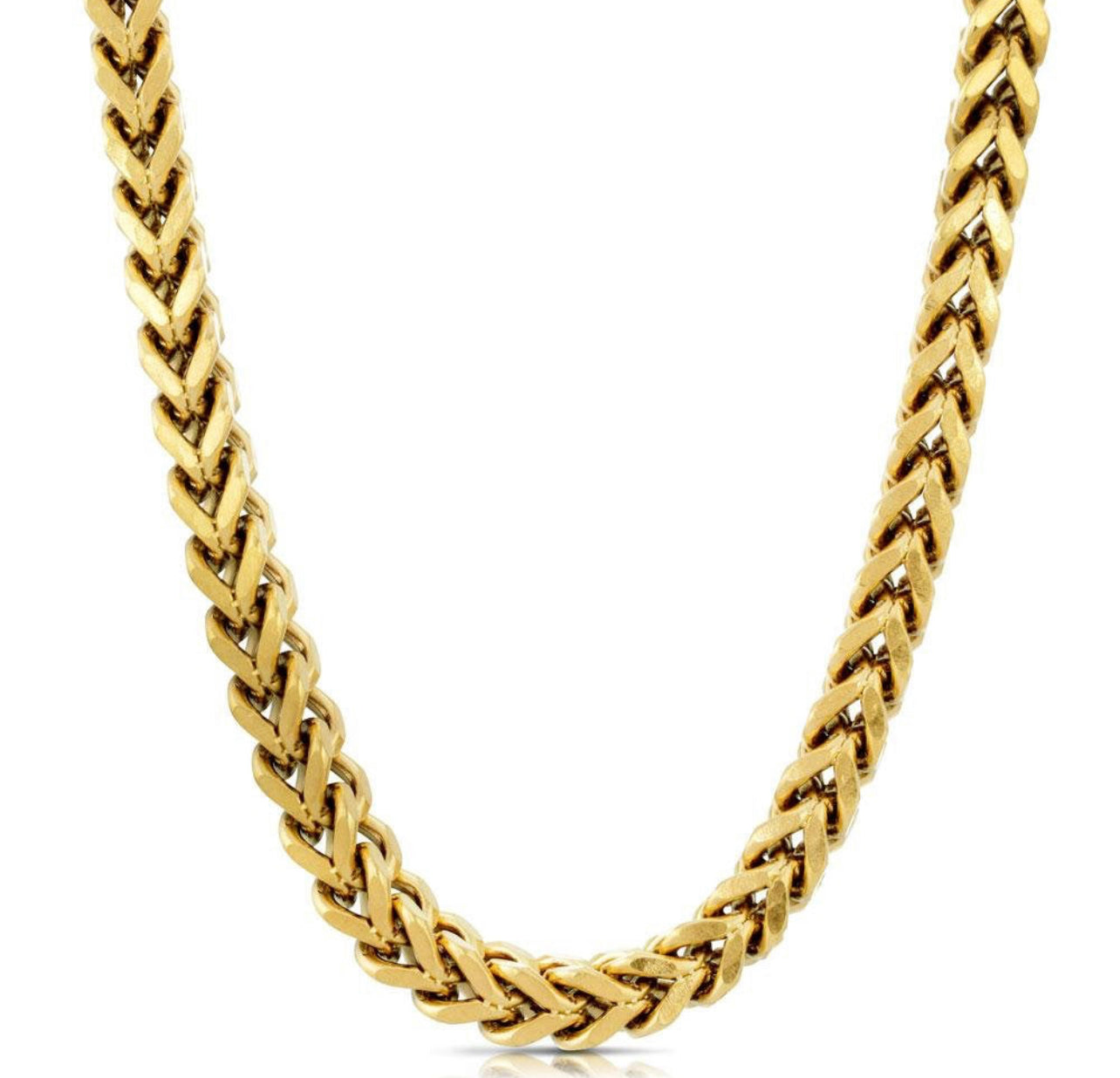 14k Yellow Solid Gold Figaro Chain Necklace Italy Link 3.4mm Unisex 20" 22" 24"