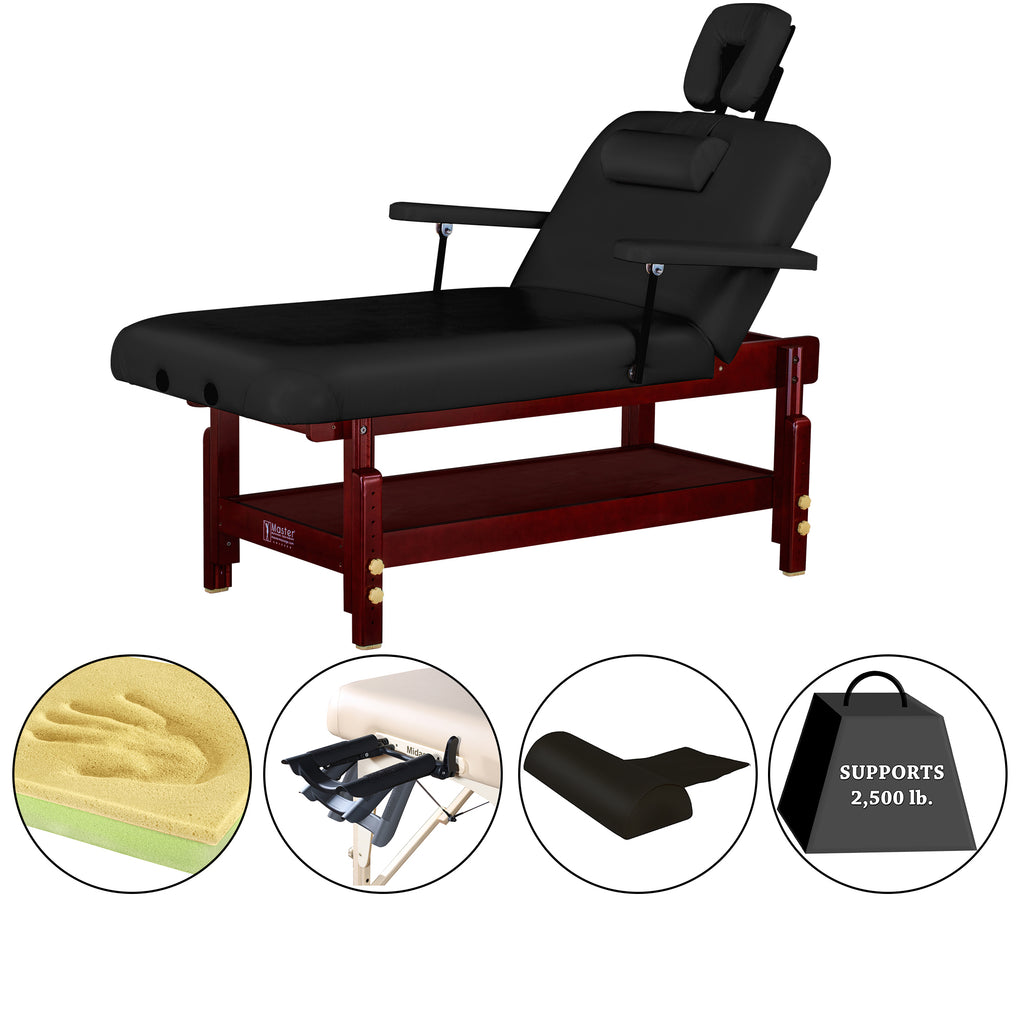 Superb Massage Tables Master Massage Montclair Stationary Salon Top 