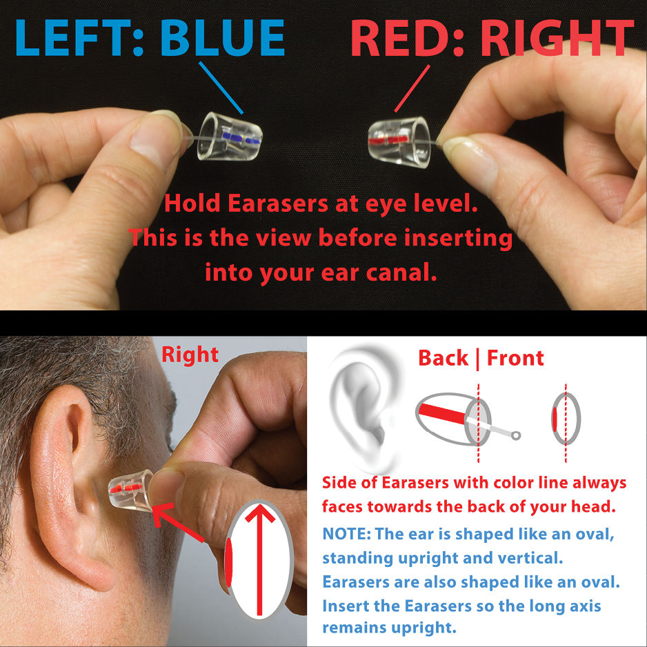 EARasers Motorcycling Earplugs – Earjobs