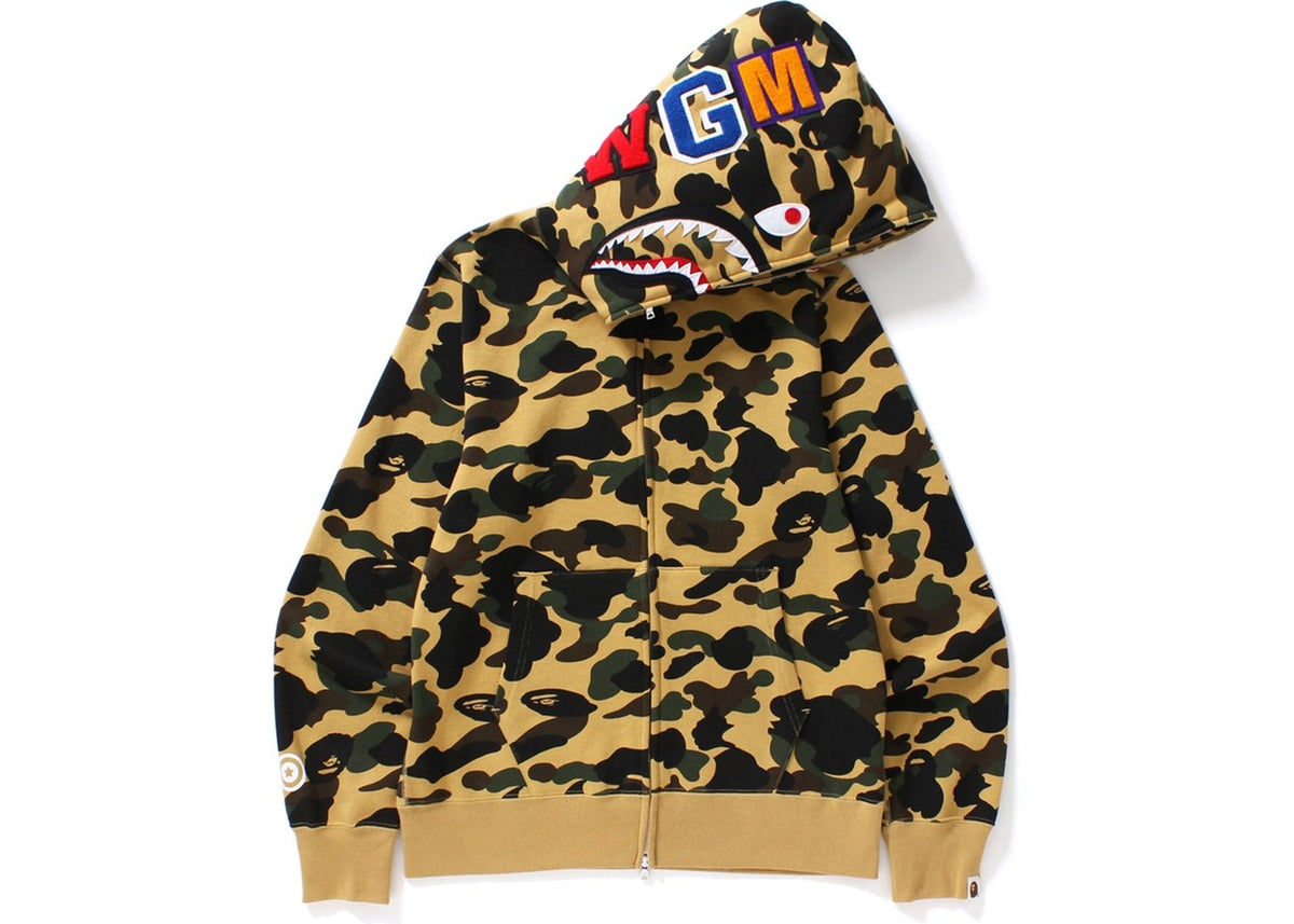 yellow bape sweatshirt