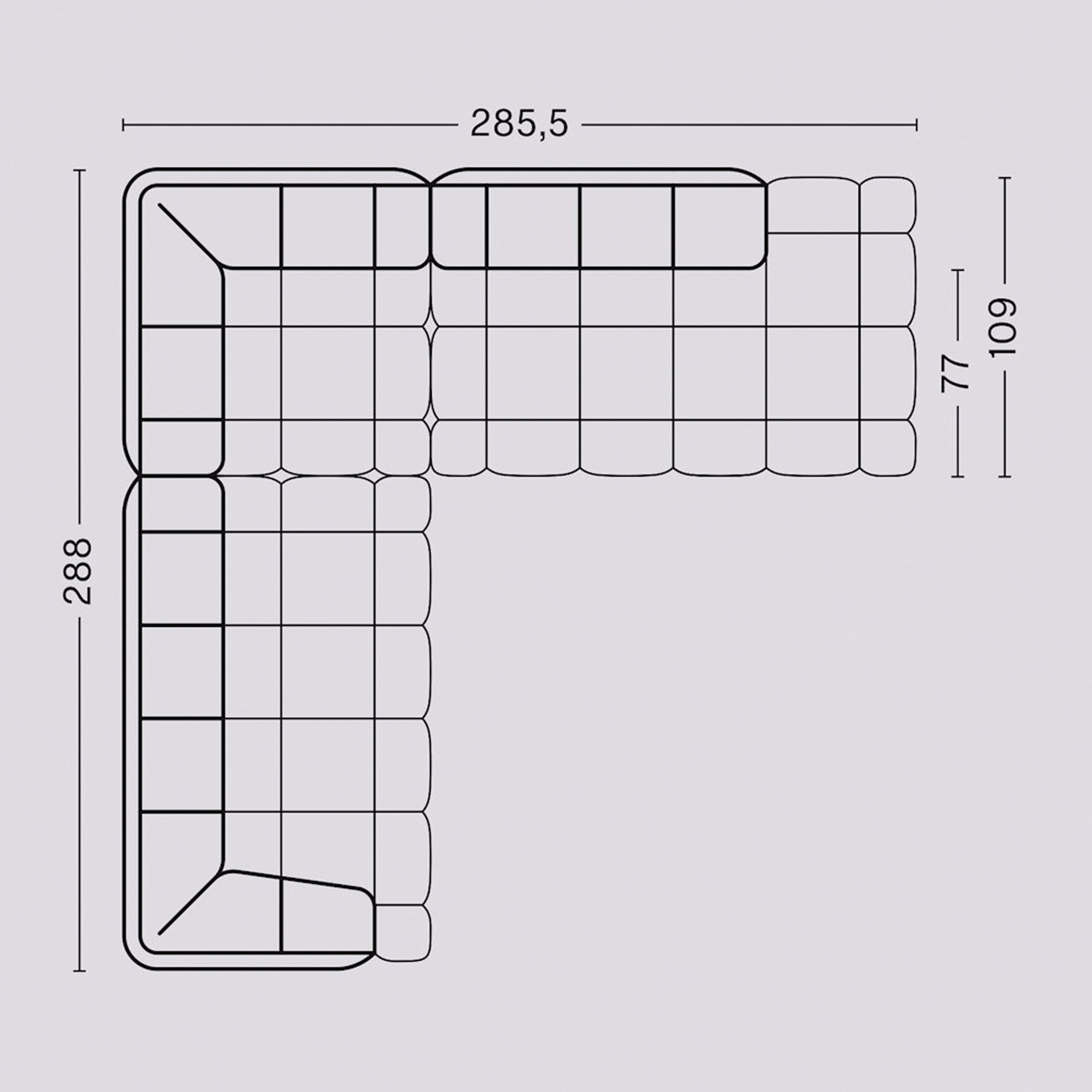 Quilton Sofa - Corner Combination 24