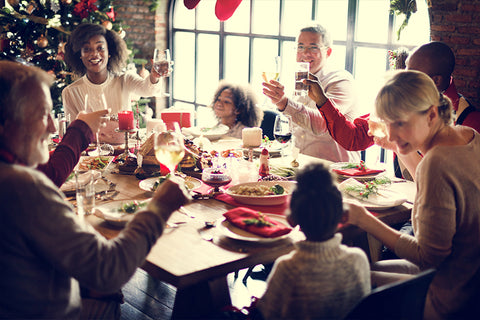 Family sharing Christmas lunch | Love to Sing