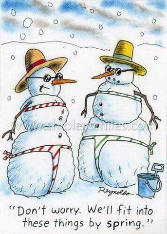 Winter thawing diet Snowman Christmas Meme | Love to Sing