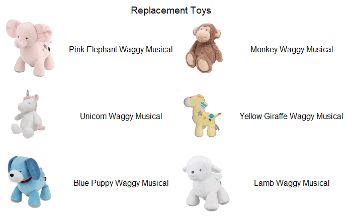 Recall Replacement Toys