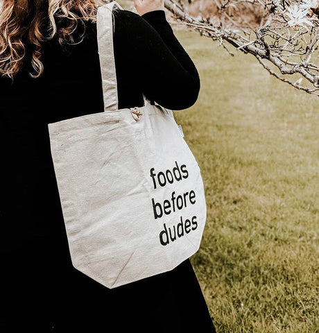 Windsor Ontario Foods Before Dudes Funny ToteBag Reusable