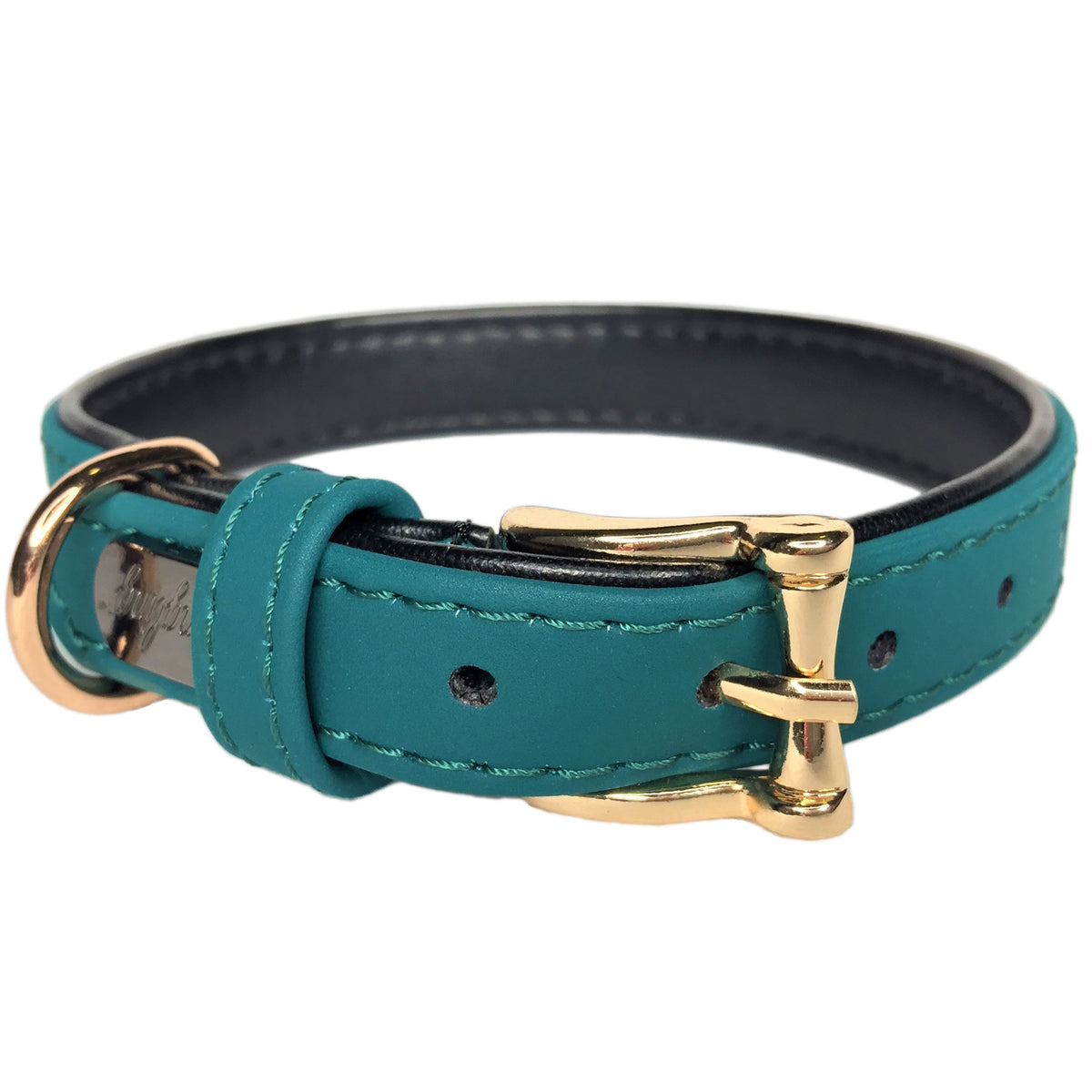 Faux Leather Dog Collar - Green – Royal 