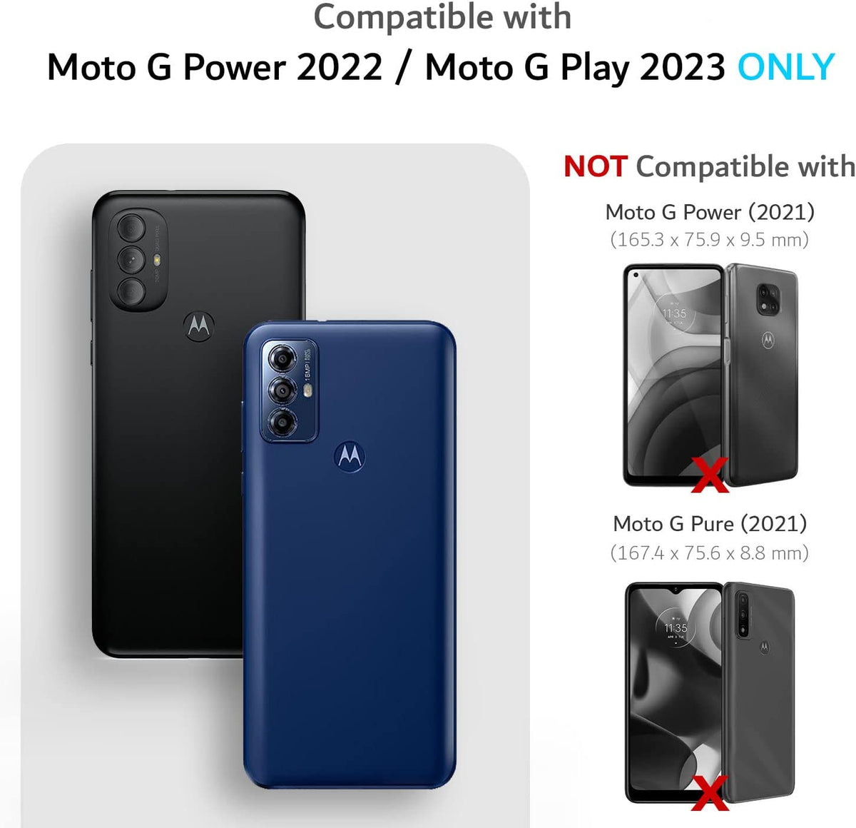 Ziek persoon Handelsmerk slaaf Heavy Duty Motorola Moto G Power 2022 / Moto G Play 2023 Case – TUDIA  Products