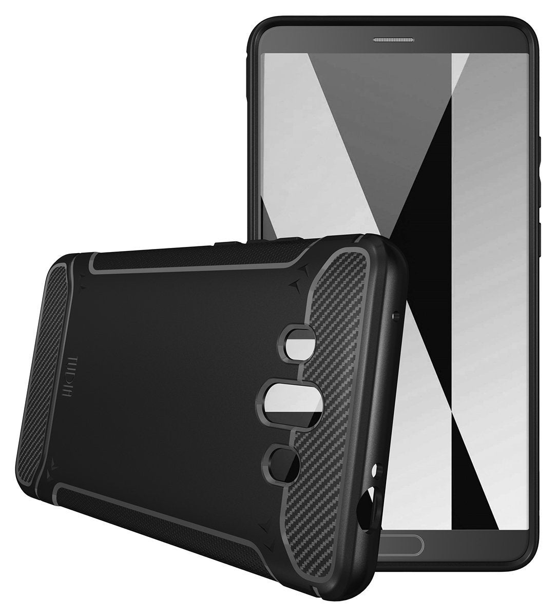 musicus stoeprand Grafiek Carbon Fiber Grip TAMM Huawei Mate 10 Case – TUDIA Products