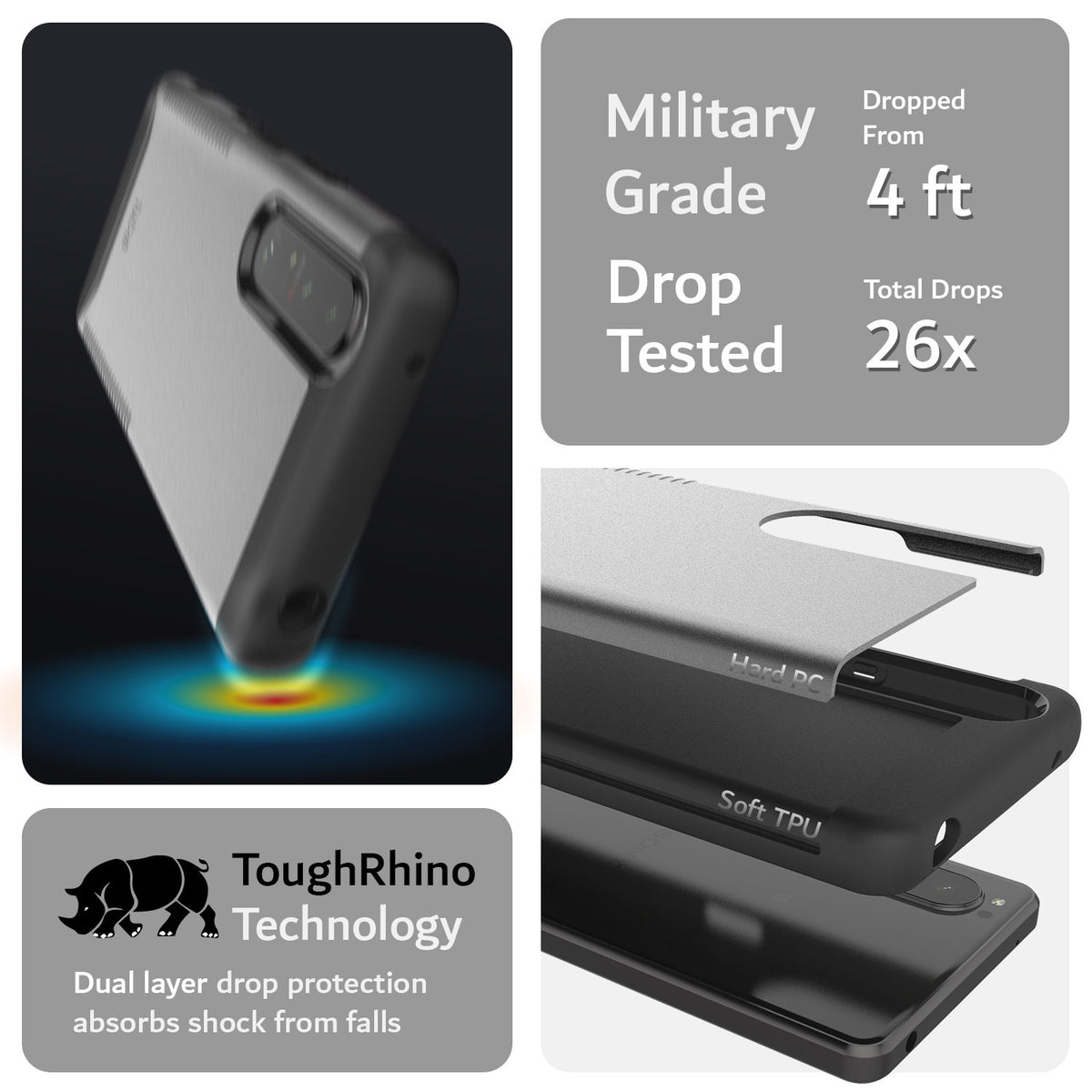 Validatie Licht Correctie Heavy Duty Dual Layer Sony Xperia 1 III Case – TUDIA Products