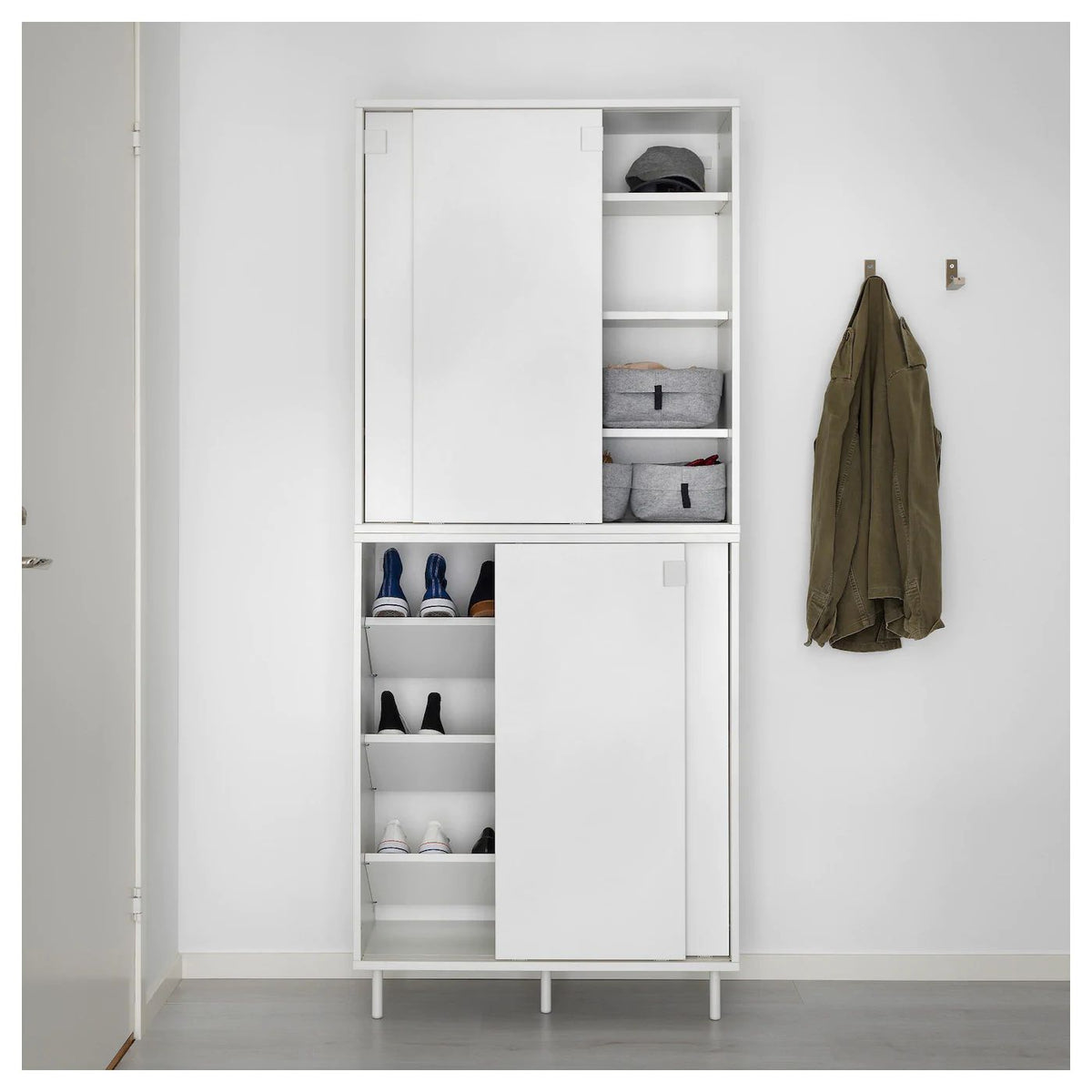Shoe cabinet/storage, 80x102 cm – Forunna