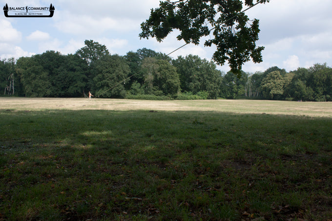 Longlining at Treptower park in Berlin