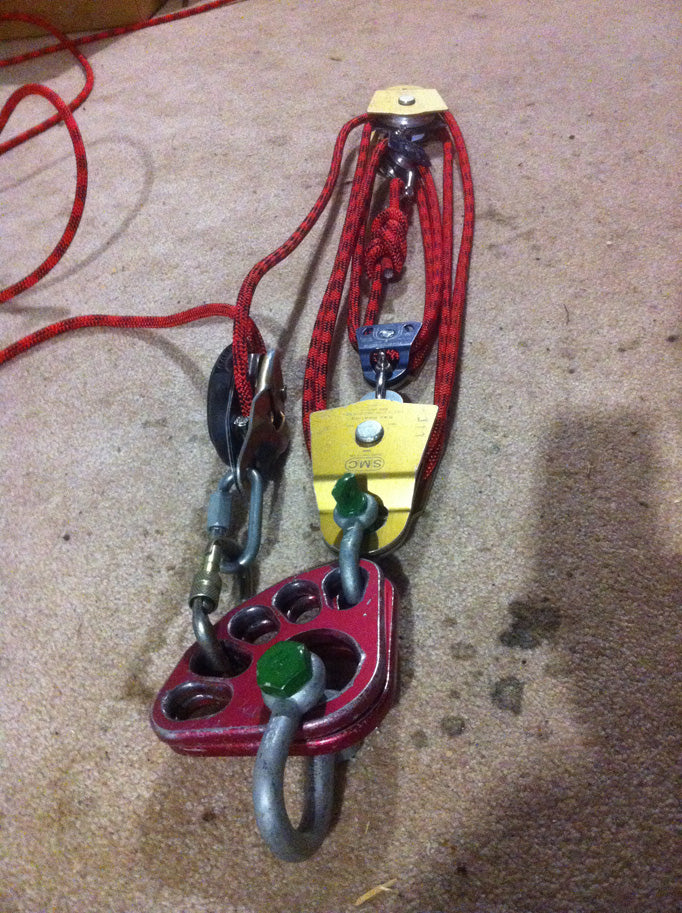 9-to-1 Pulley System