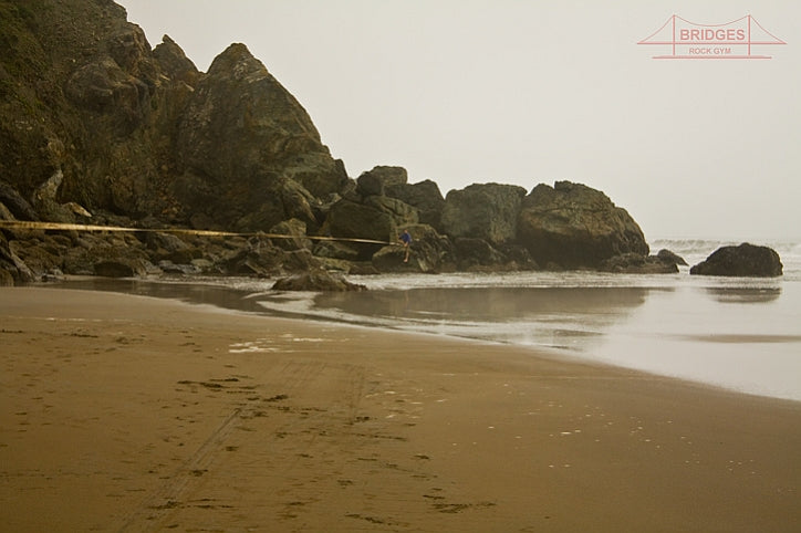 A really cool 400 footer at Stinson Beach