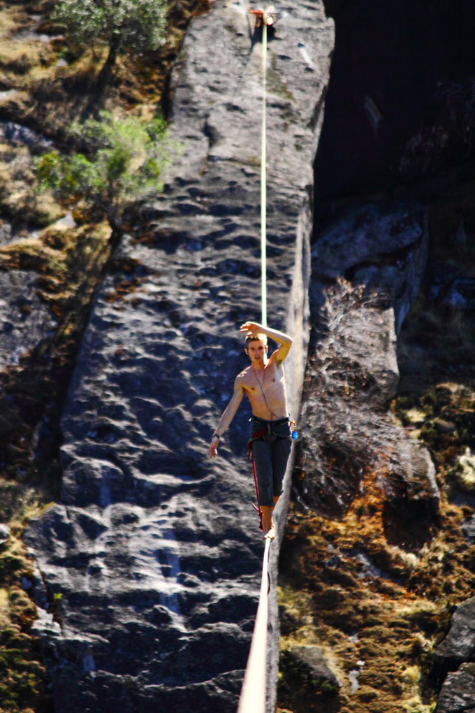 Staying steady on The 13th Crossing - Photo by Grant Thompson