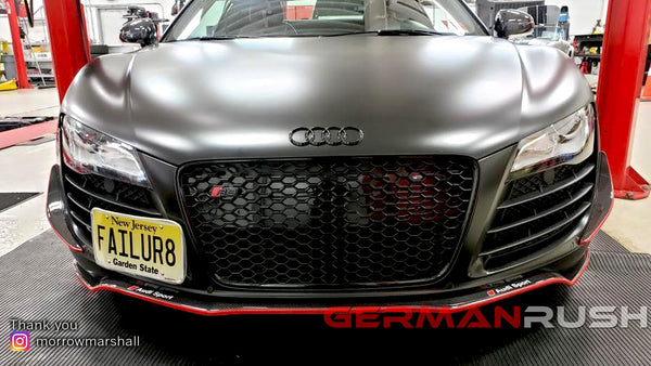 Marshall's Audi R8 with German Rush Carbon Fiber Front Splitter