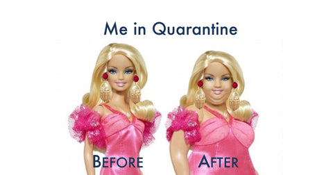 Quarantine Barbie via Chefanie